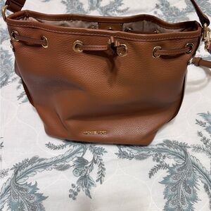 Michael Kors Tan Leather Shoulder Bag